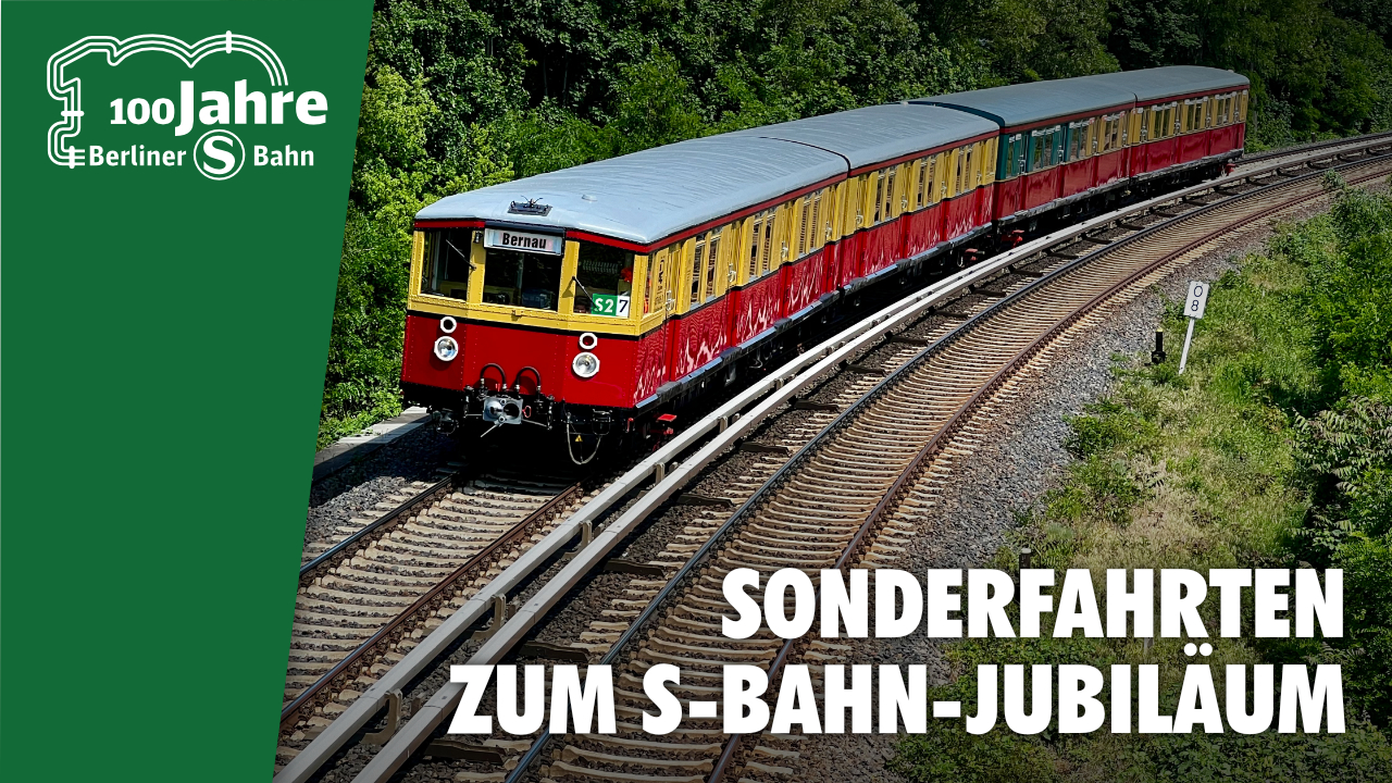 Werbung 100 Jahre S-Bahn